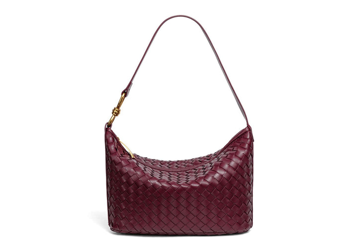 Woven Leather Hobo Bag Karnz