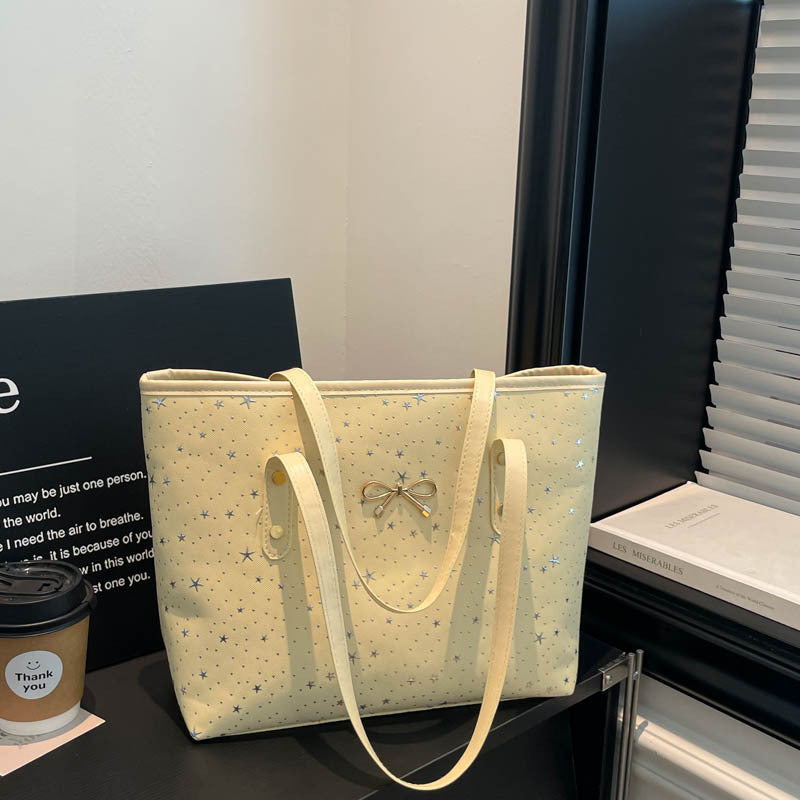WoStylish Stern-Beschmückte Tote Bag Karnz