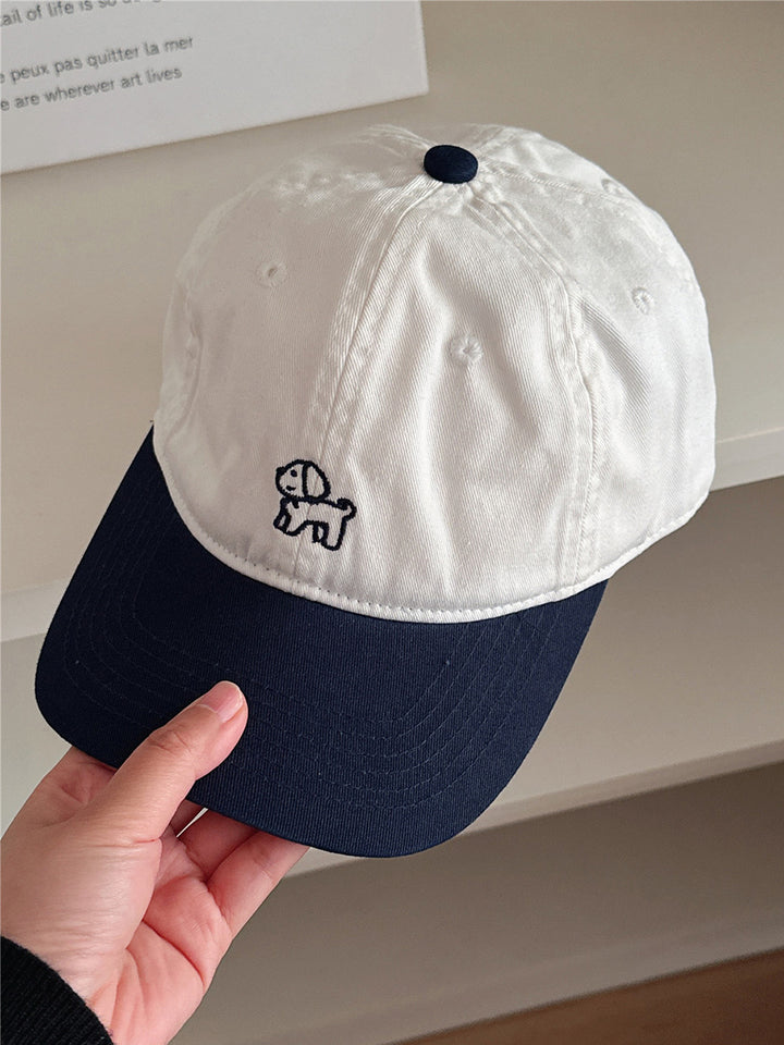Gestickte Hund Grafik Baseballmütze