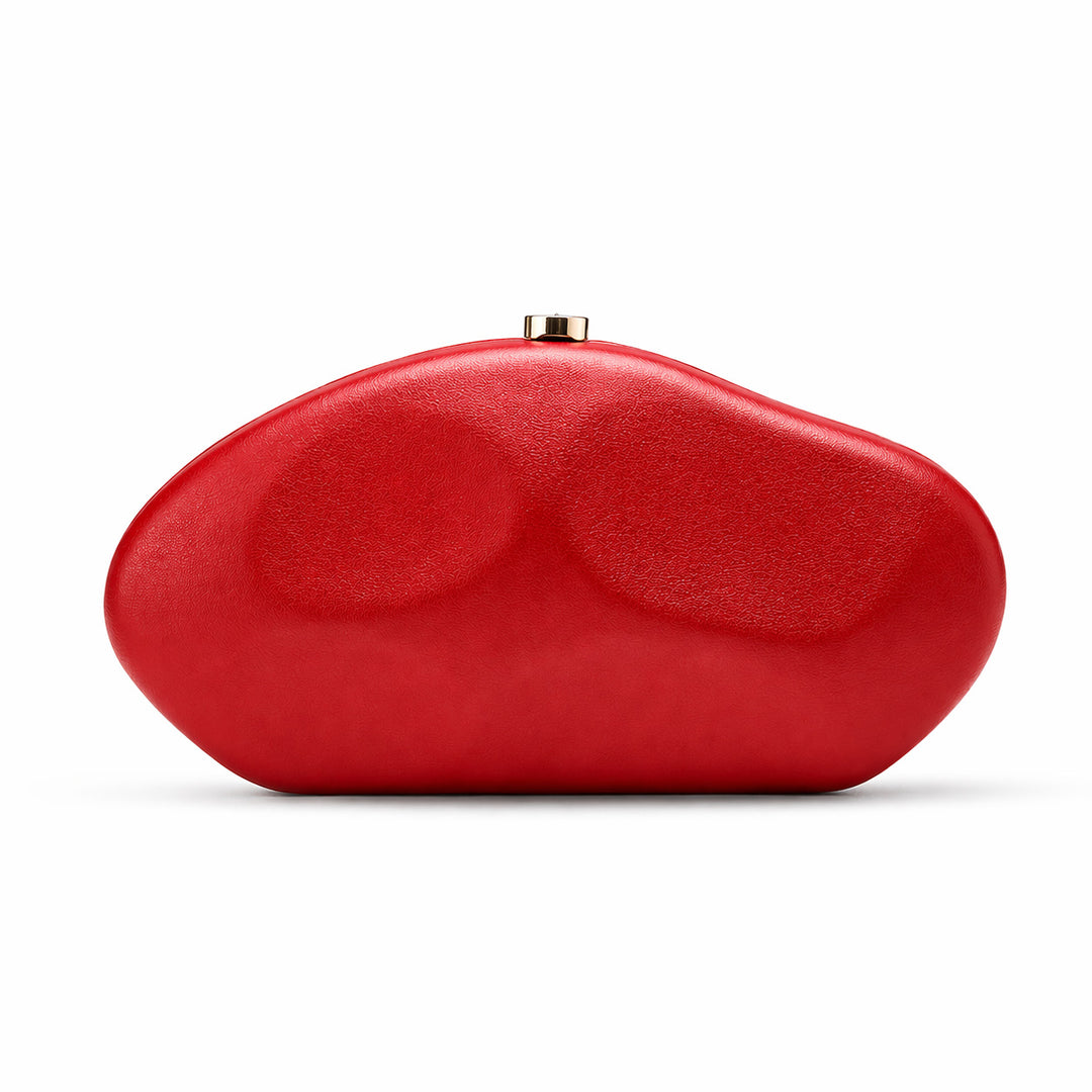 Designer Tiered Animal Print Clutch Bag