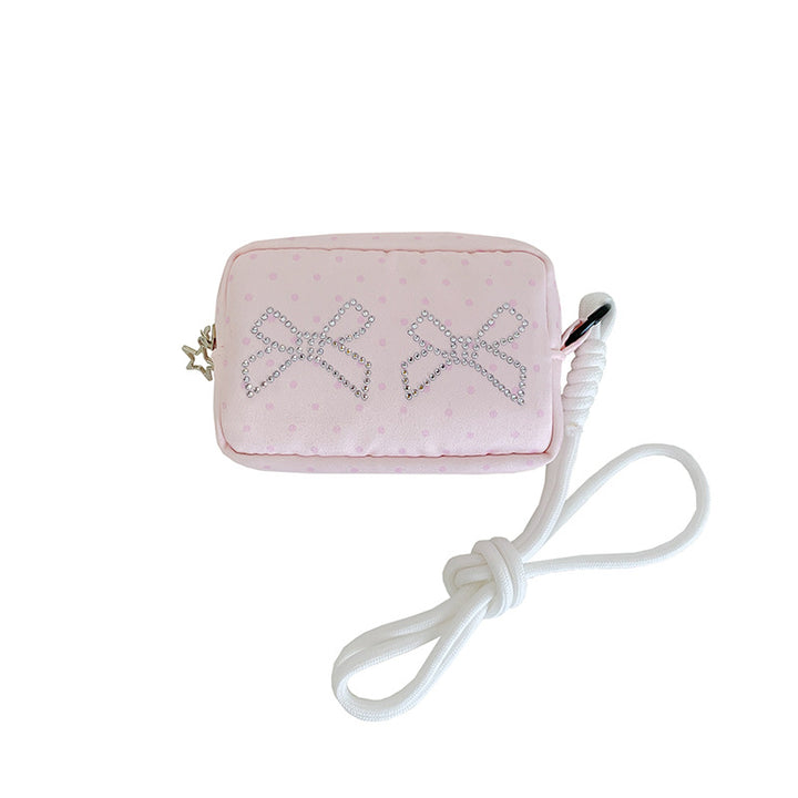 Dekorative Strass Mini-Handtasche