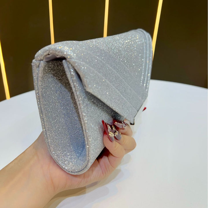 Glitzernde Abend-Clutch