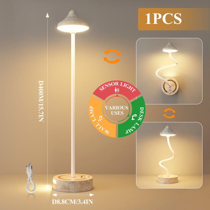 Multifunktionale LED Tisch- und Wandleuchte