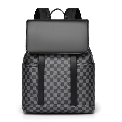Chic Schachbrettmuster Rucksack Karnz