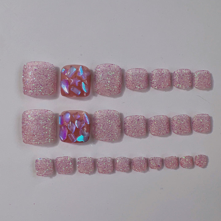 Funky Geometrische Press-On Nagelset