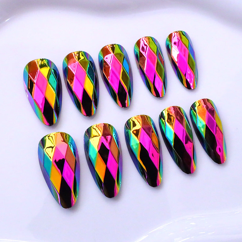 Dekorative Acryl Stiletto Nagelspitzen Karnz