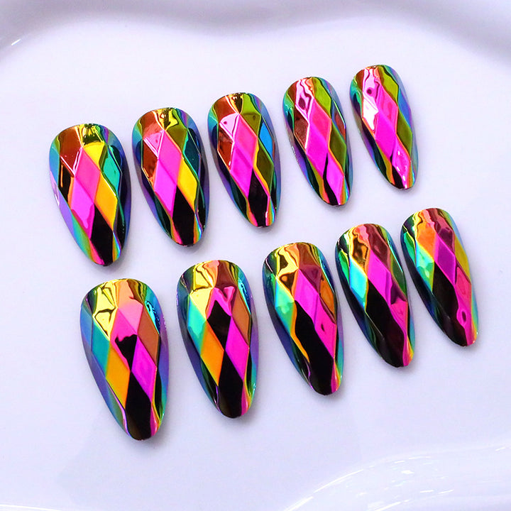 Dekorative Acryl Stiletto Nagelspitzen Karnz