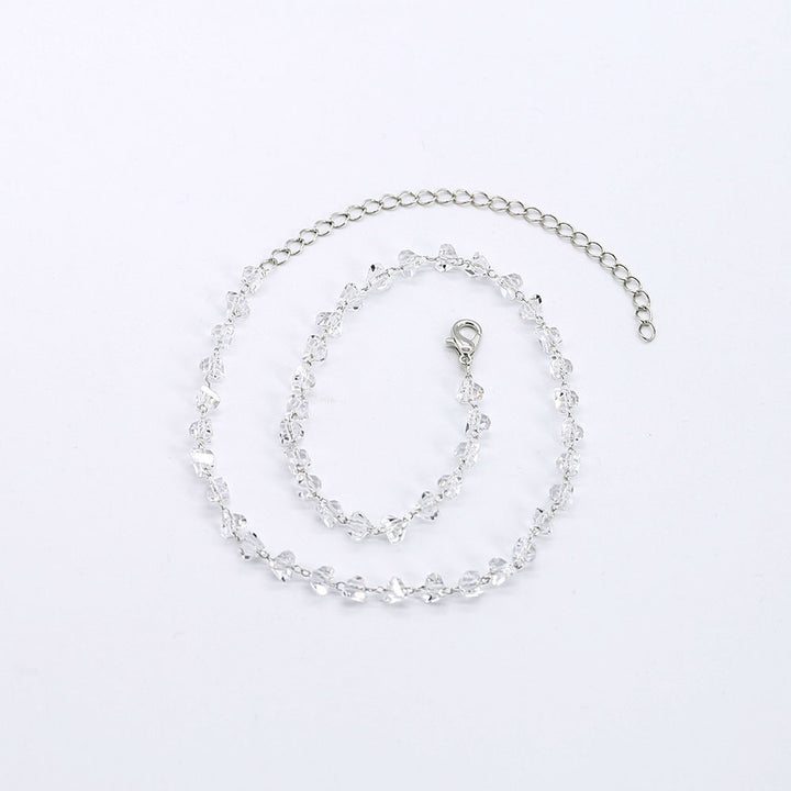 Elegante Kristall Brillen Kette Karnz