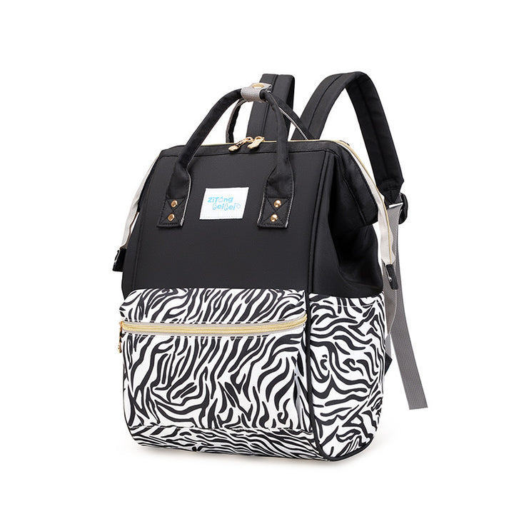 Trendiger Tierdruck Wickelrucksack Karnz