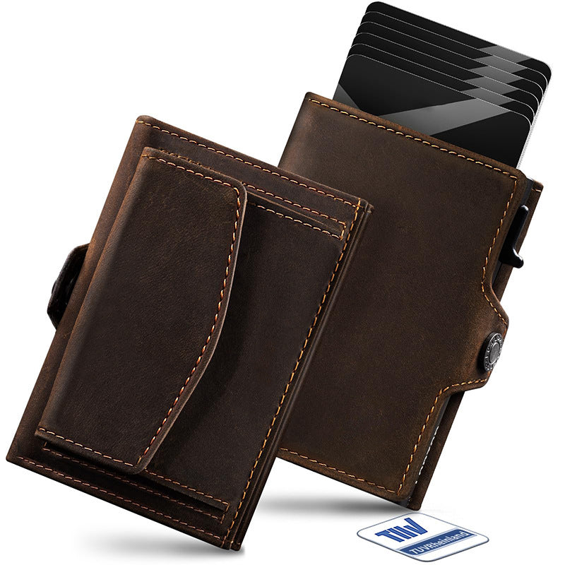 Elegante Leder-Kartenhalter mit RFID-Schutz Karnz