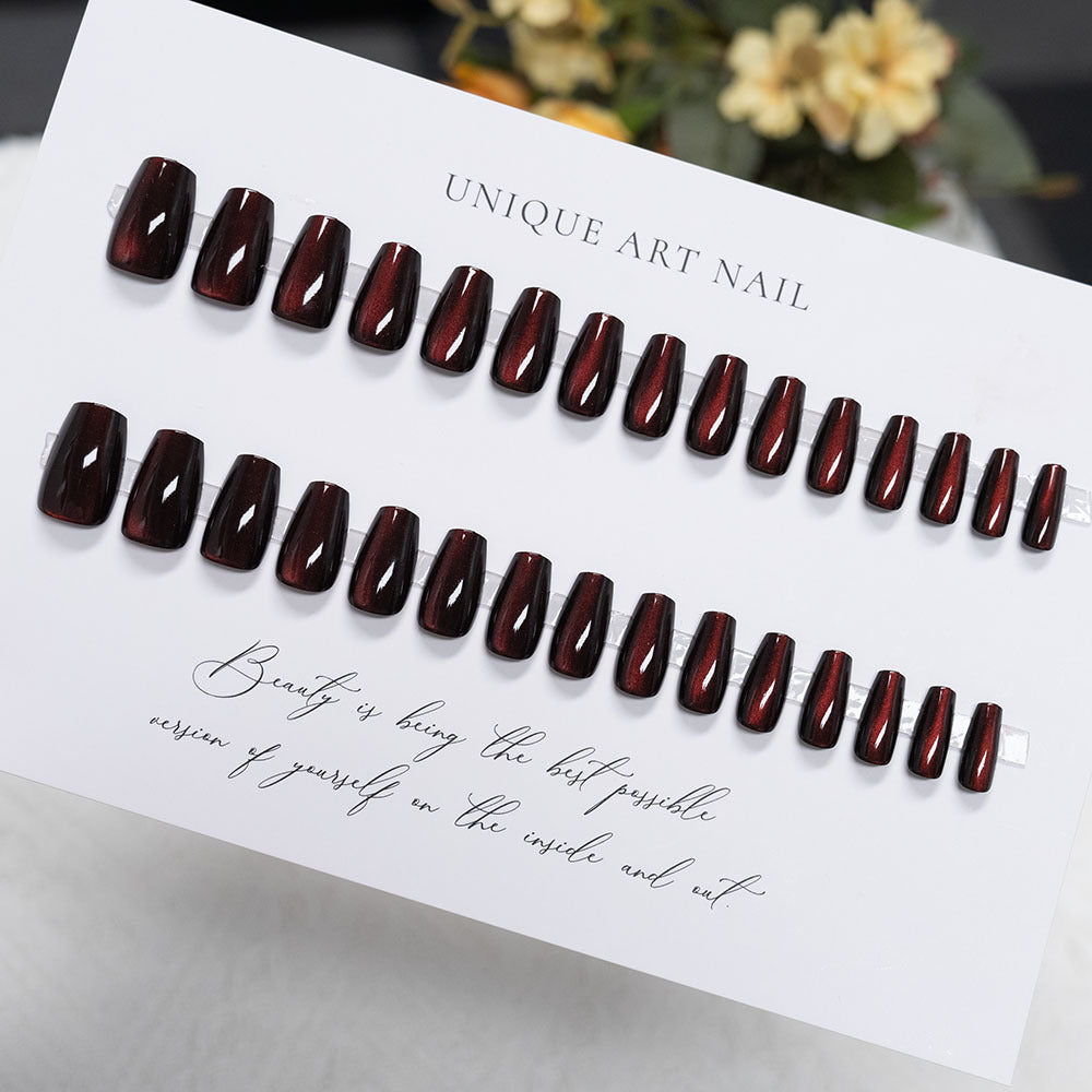 Glänzendes Acryl Press-On Nagel Set