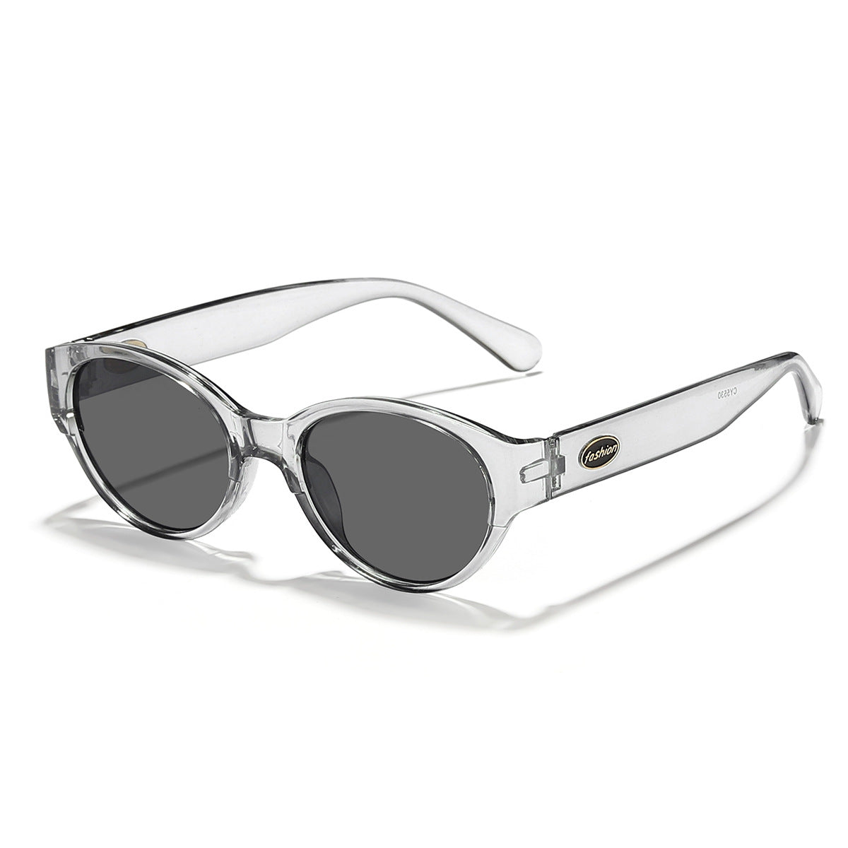 Damen modische Sonnenbrille mit transparentem Rahmen und ergonomischem Design Karnz