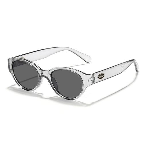 Damen modische Sonnenbrille mit transparentem Rahmen und ergonomischem Design Karnz
