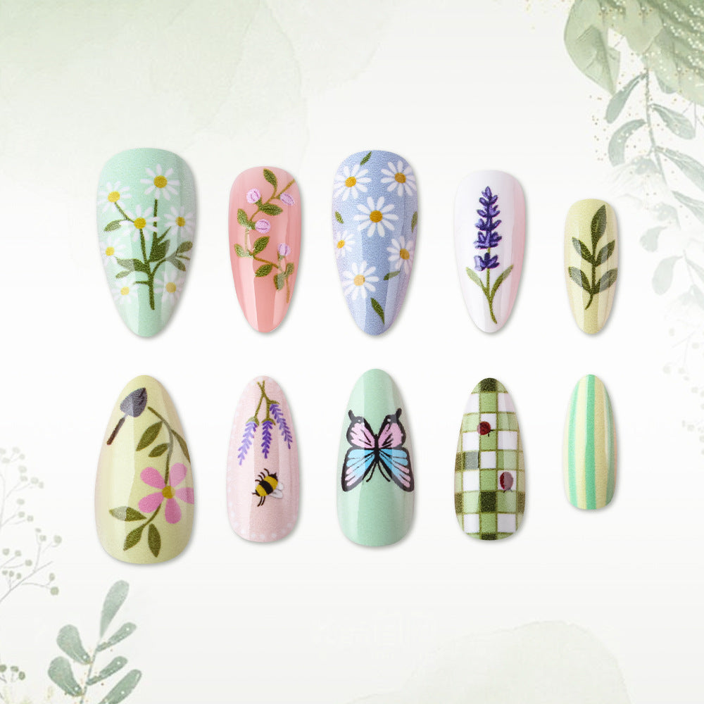Künstlerische florale Nagelkunst Karnz 1787542804