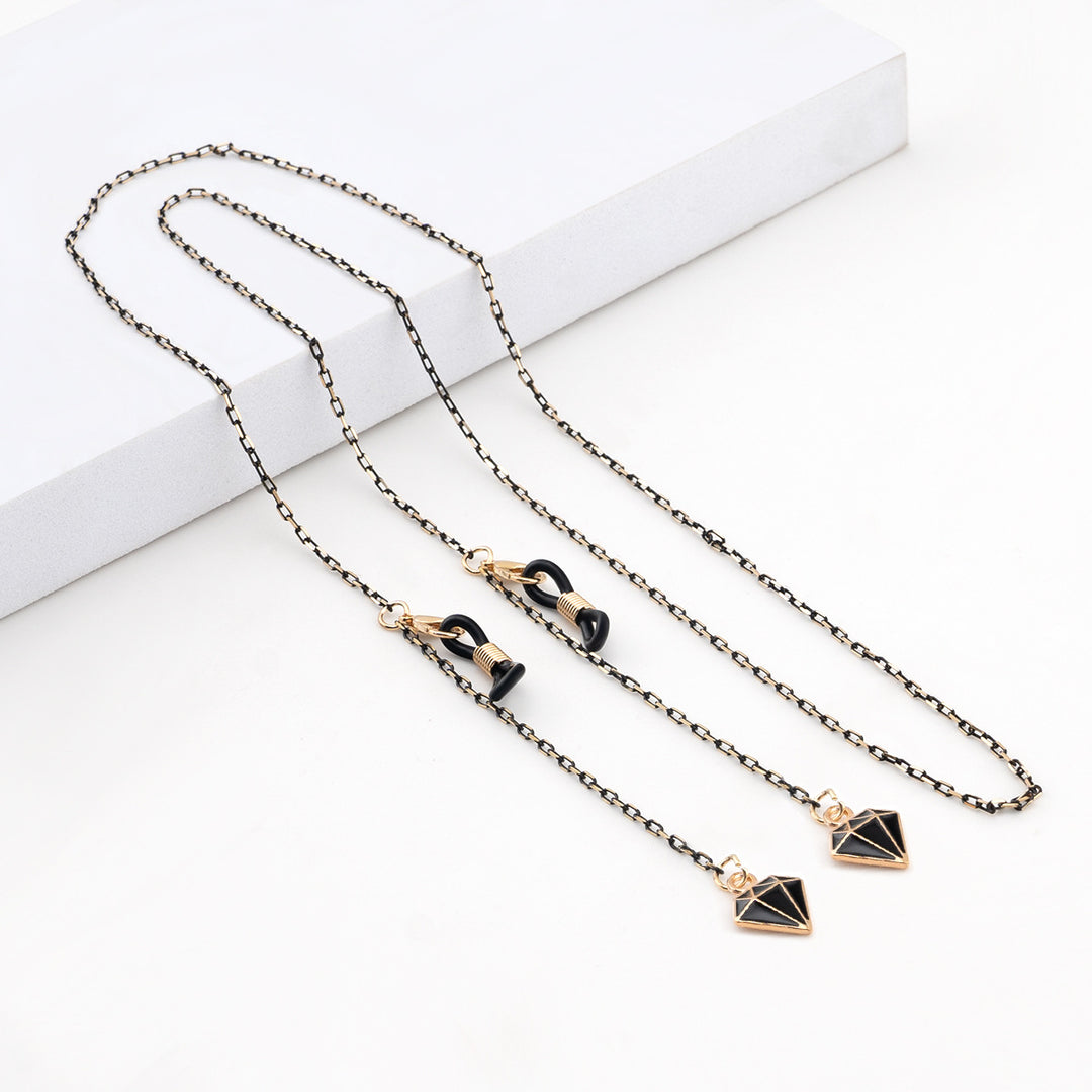 Elegante geometrische Brillenchnur Karnz