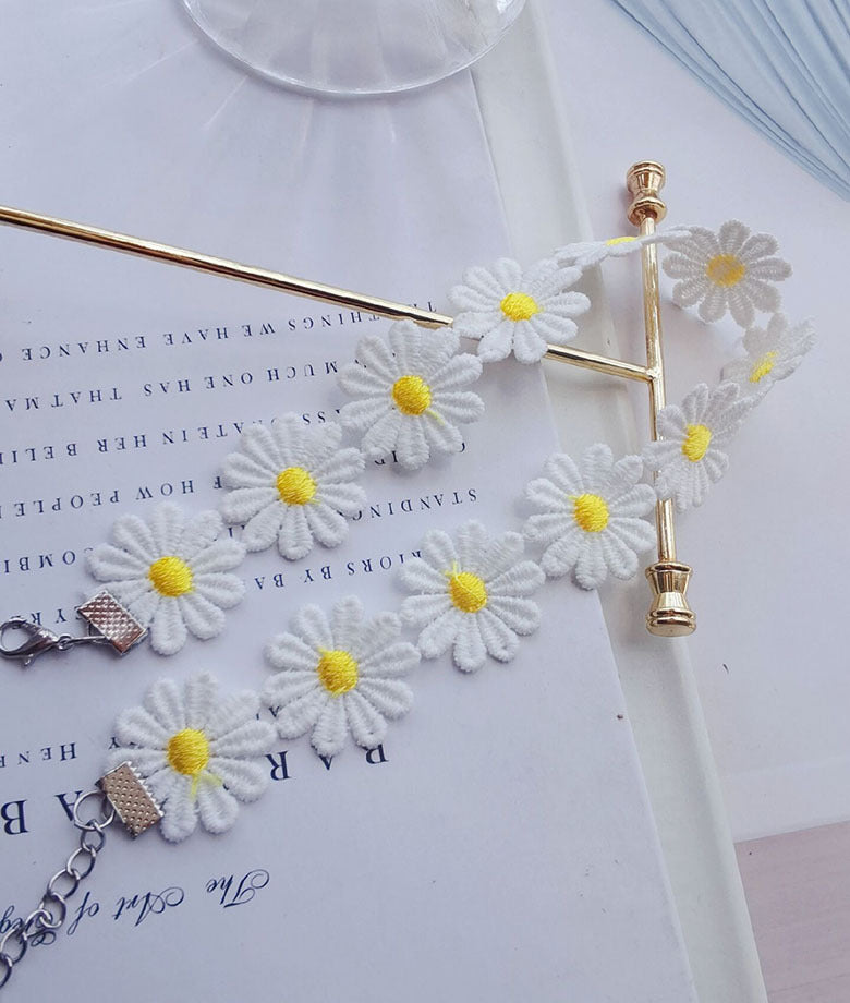Florale Choker Halskette Karnz