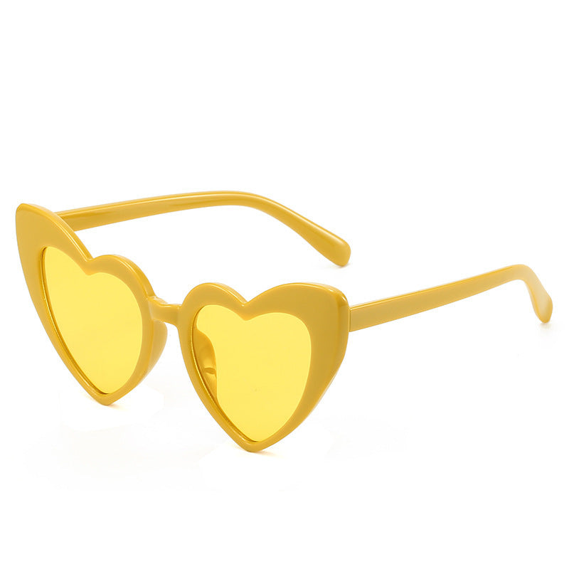 Herzförmige Mode-Sonnenbrille Karnz