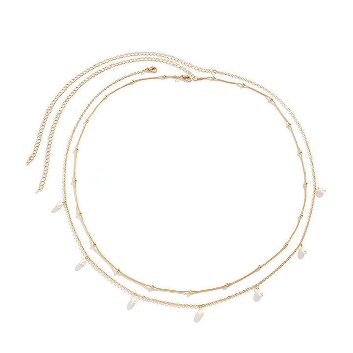 Elegante geschichtete Halskette Karnz