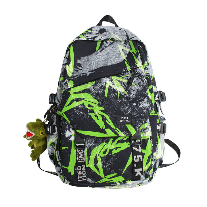 Stylischer Grafikdruck-Rucksack Karnz