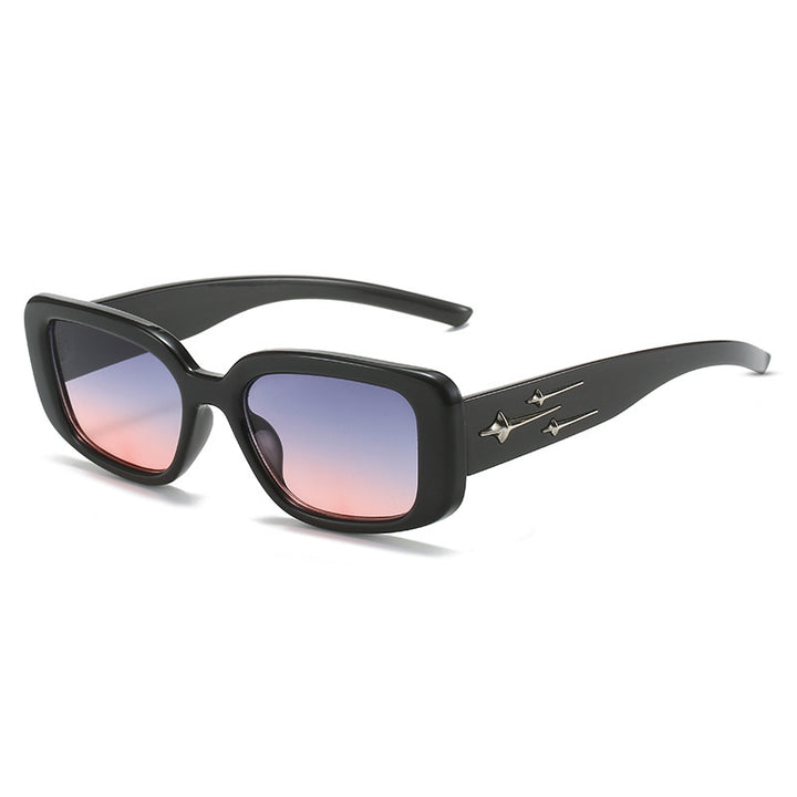 Moderne Minimalistische Quadratische Rahmen Sonnenbrille Karnz