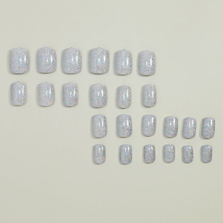 Glitzernde Press-On-Nagelspitzen Karnz