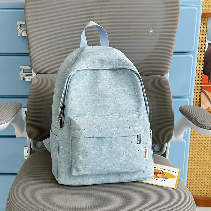 Lässiger leichter Rucksack mit gepunktetem Design Karnz