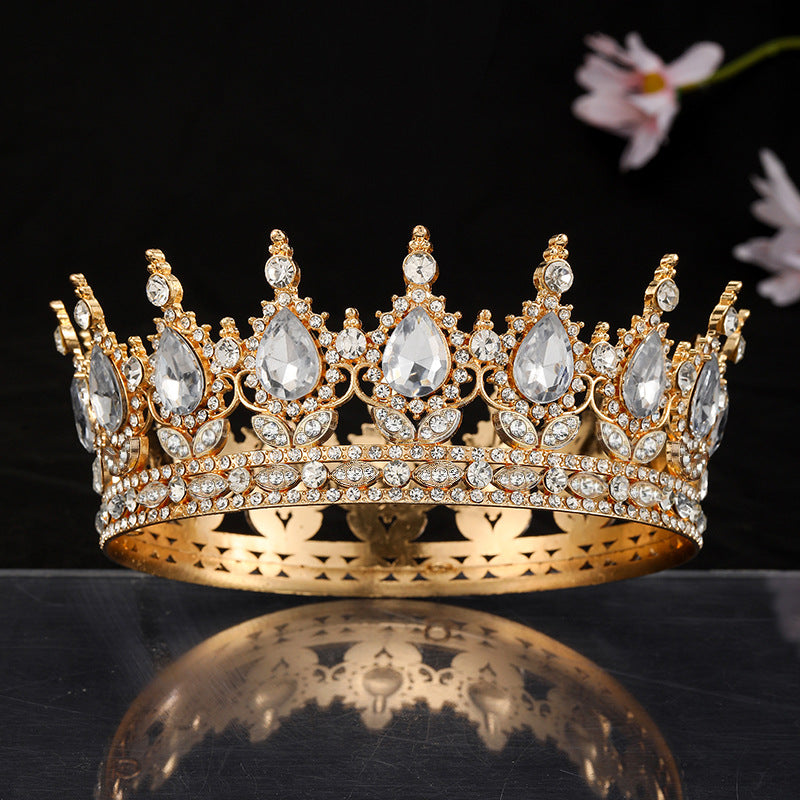 Damen Krone mit eleganten Edelsteinen Karnz