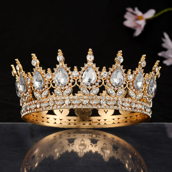 Damen Krone mit eleganten Edelsteinen Karnz