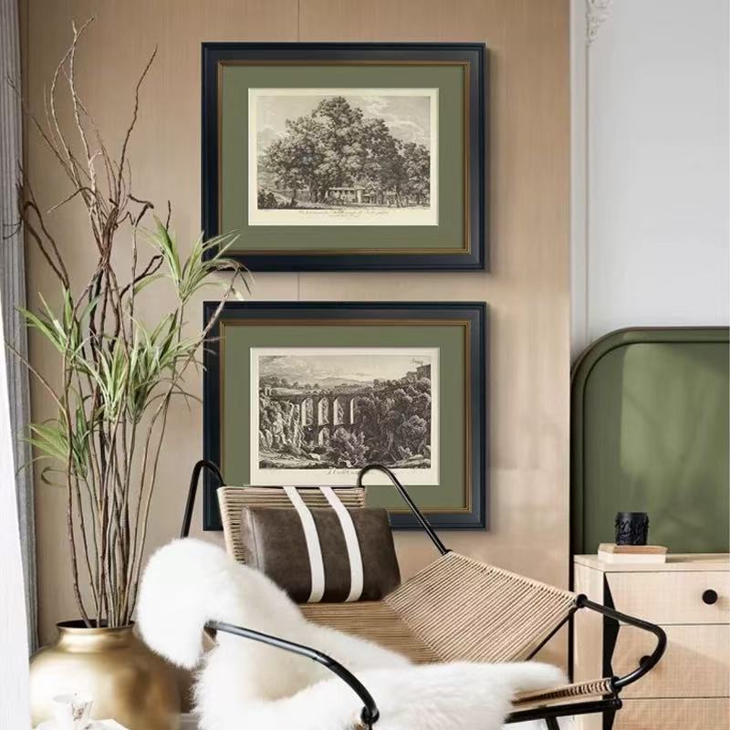 Vintage Landschaft Wandkunst