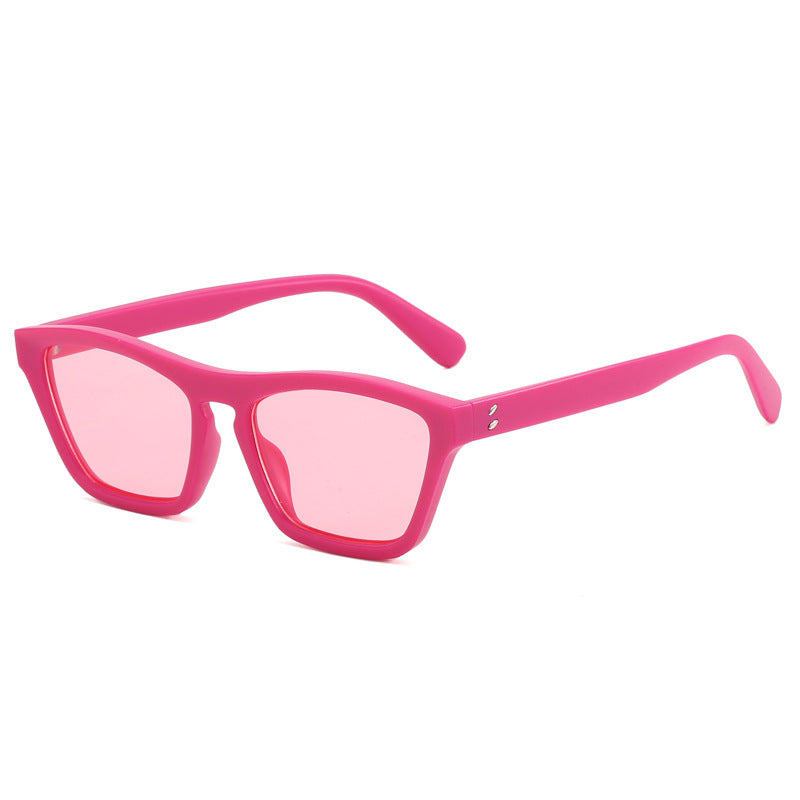 Damen modische Sonnenbrille im trendigen geometrischen Design Karnz