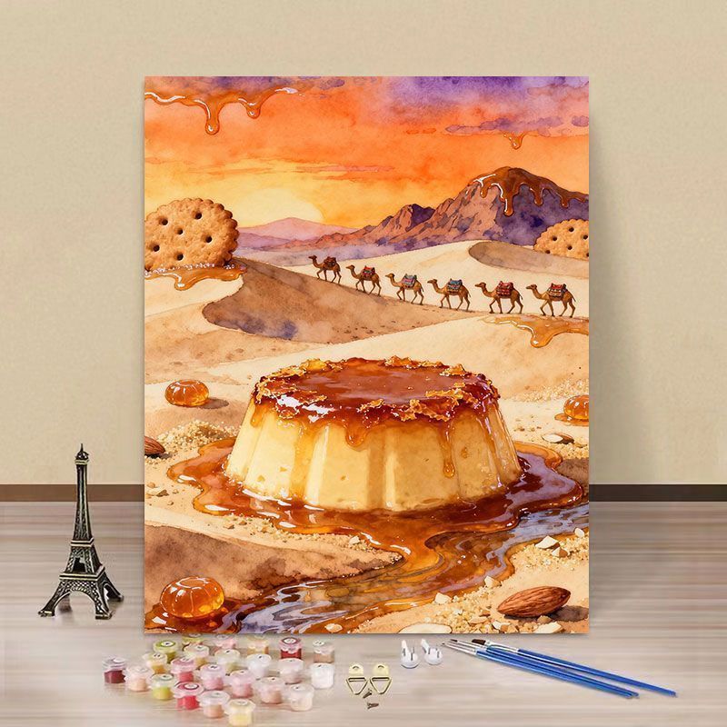 Fantasy Landschaft DIY Malen nach Zahlen Kunstset Karnz