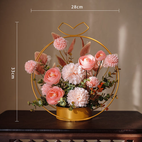 Elegante dekorative Blumenpräsentation