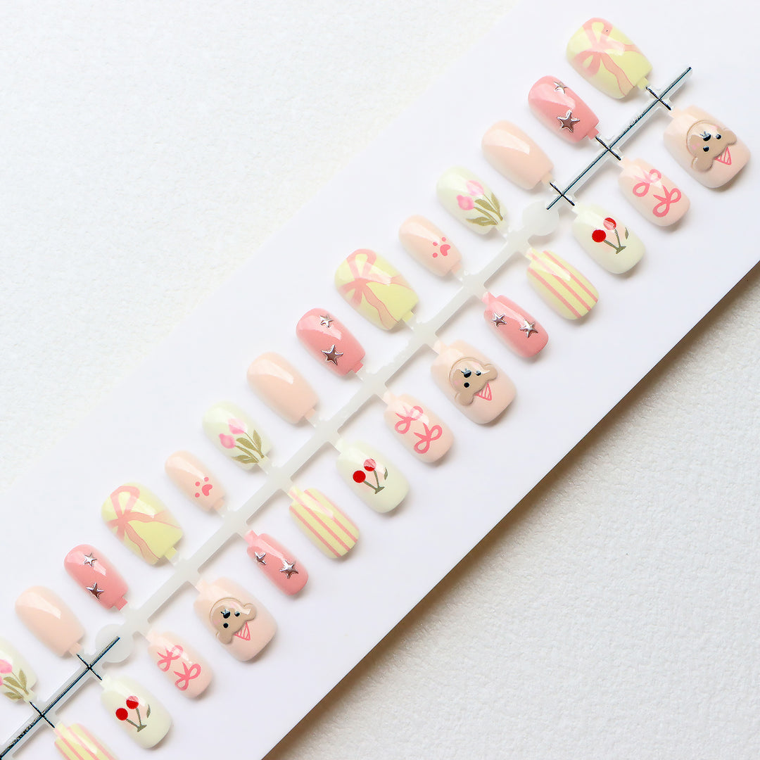 Süßes thema Nagelkunst Set Karnz