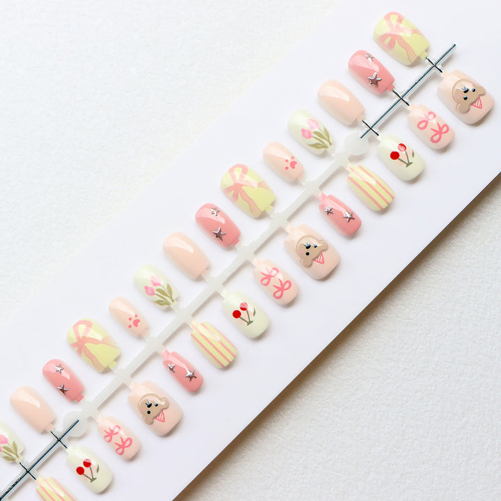 Süßes thema Nagelkunst Set Karnz