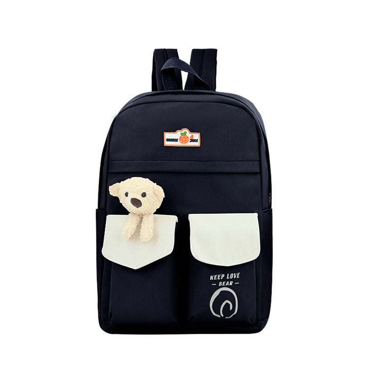 Süßer Plüschbär-Themen Schulrucksack Karnz