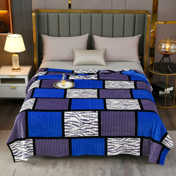 Dekoratieve Fleece-Wurfdecke