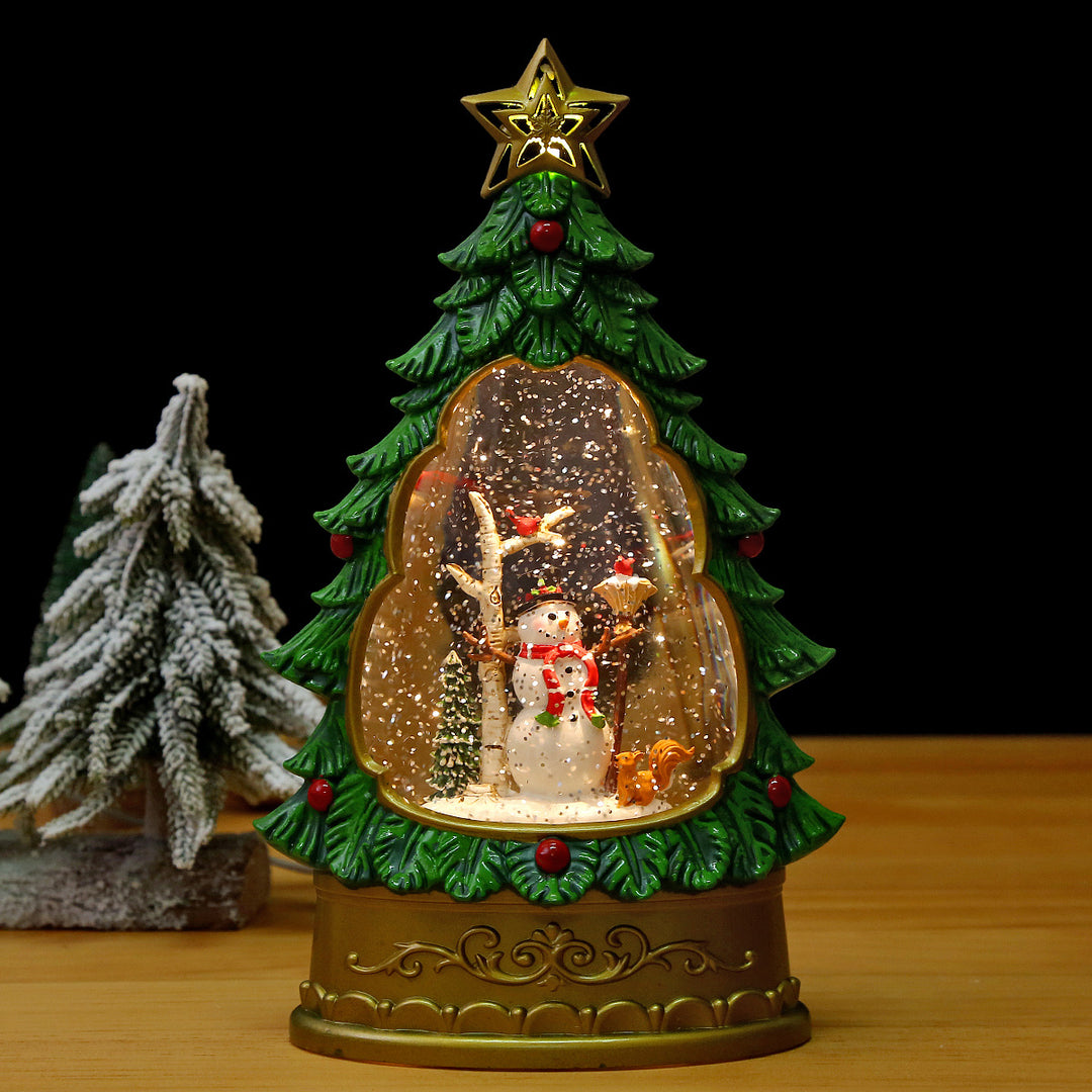 Weihnachtsbaum Schneekugel Karnz