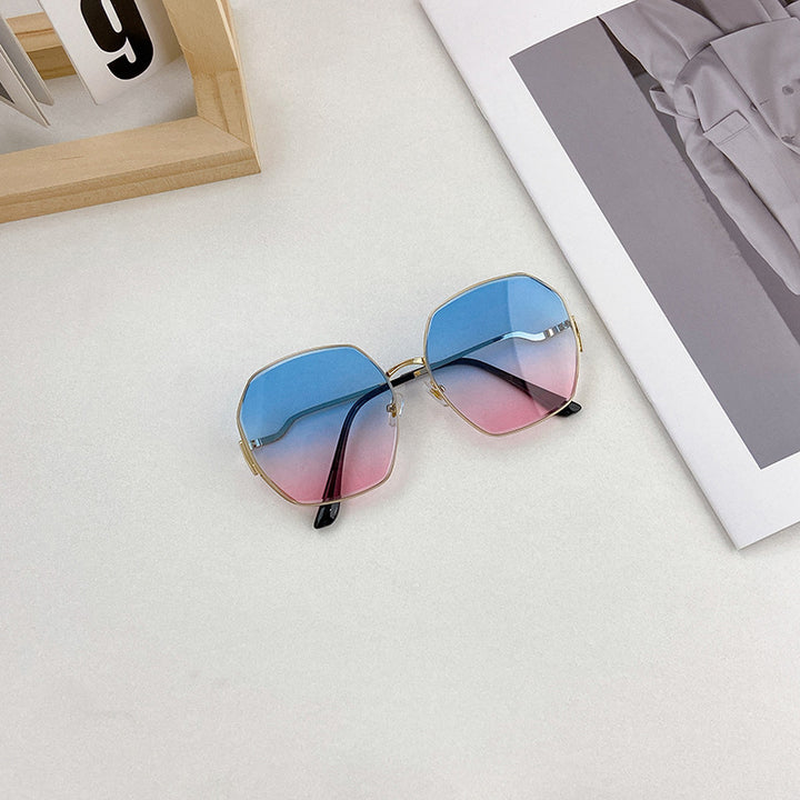Modische Geometrische Sonnenbrille Karnz
