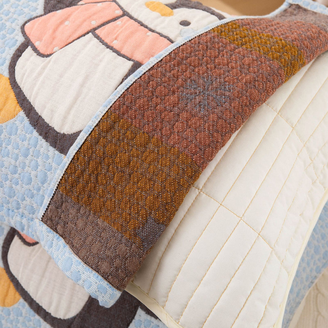 Damen Kopfkissenbezug mit floralem Design Karnz