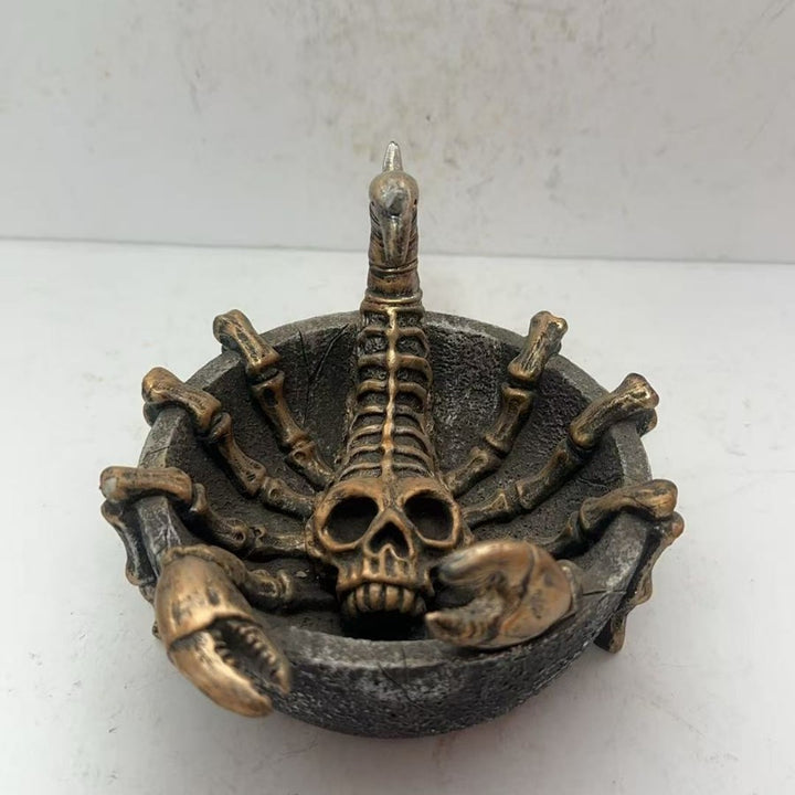 Dekorative Schalenfigur mit Skelett-Design Karnz