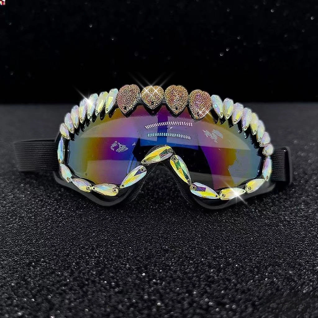 Damen Hochwertige Funkelnde Sportsonnenbrille Karnz