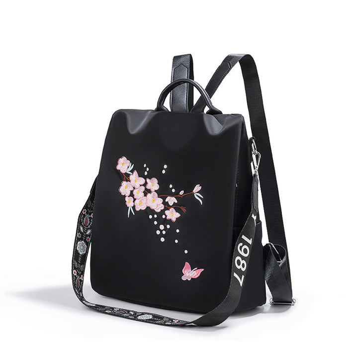 Bestickter Floral-Rucksack Karnz