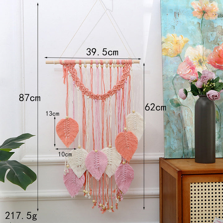 Macrame Wanddekoration Karnz