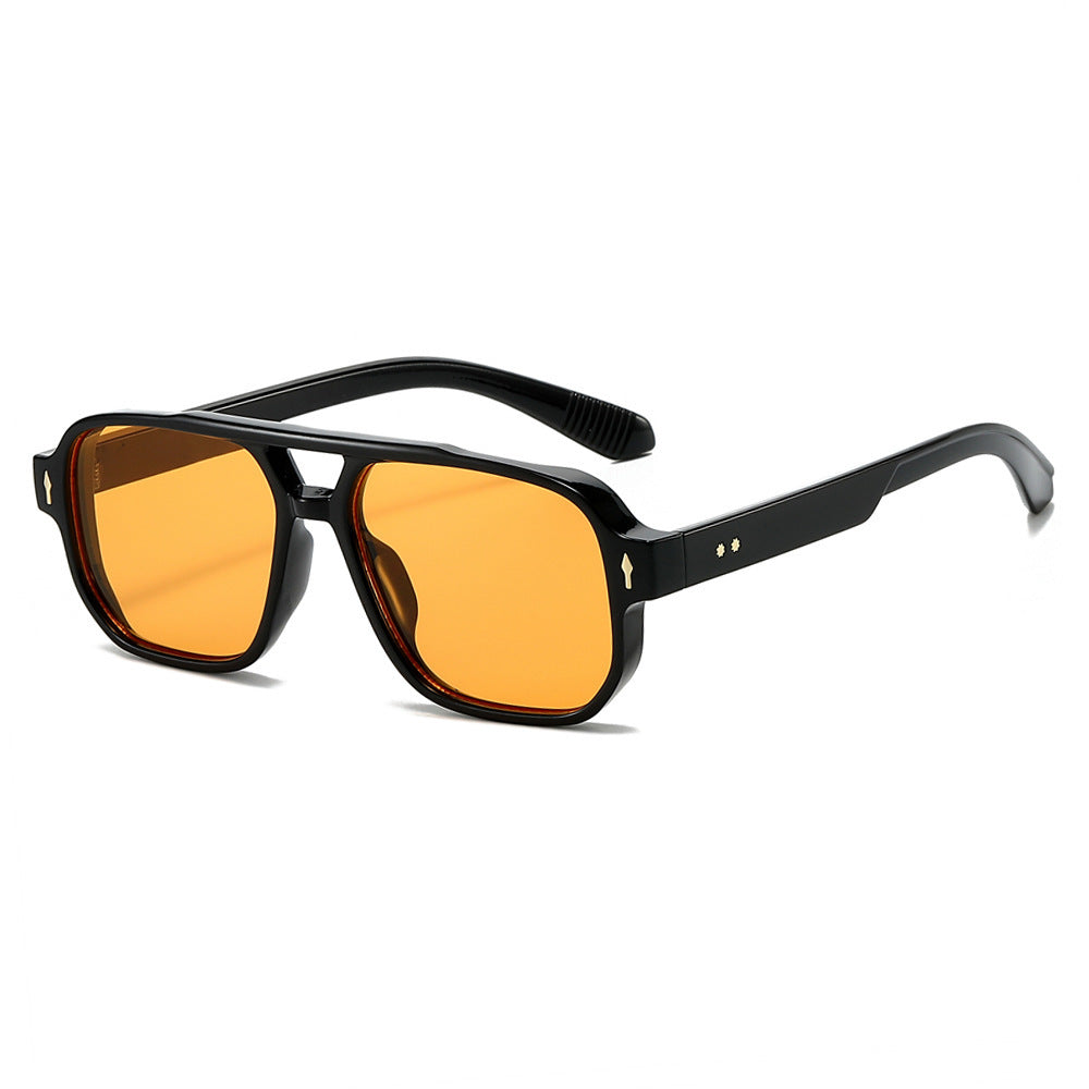 Oversized geometrische Sonnenbrille mit verbesserter UV-Schutz Karnz