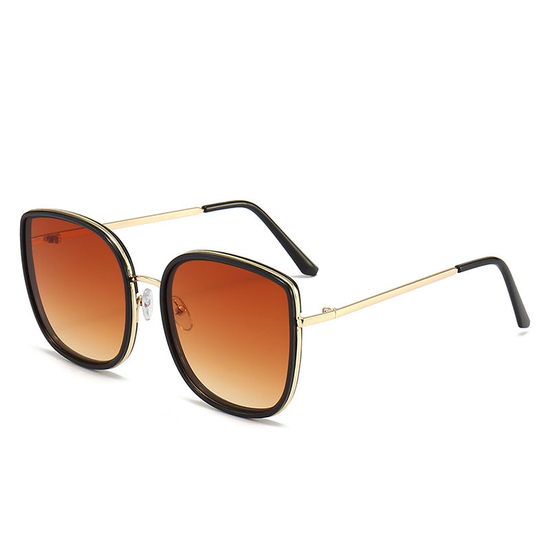 Designer Übergroße Quadratische Sonnenbrille