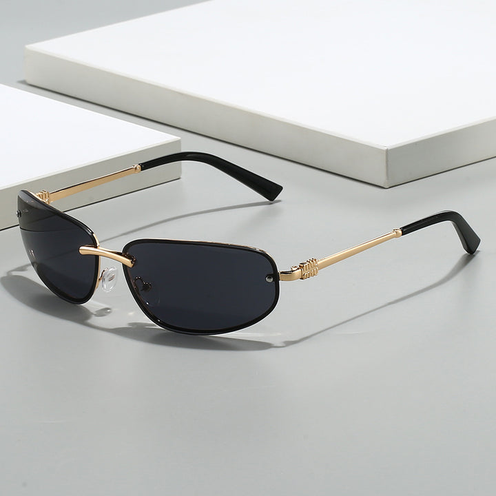 Luxuriöse Vintage-inspirierte Gradient-Sonnenbrille Karnz