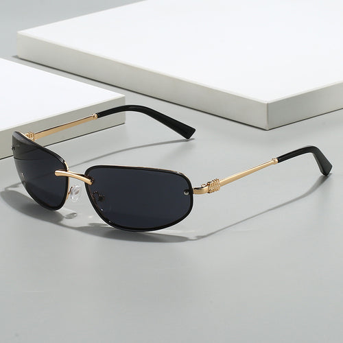 Luxuriöse Vintage-inspirierte Gradient-Sonnenbrille Karnz