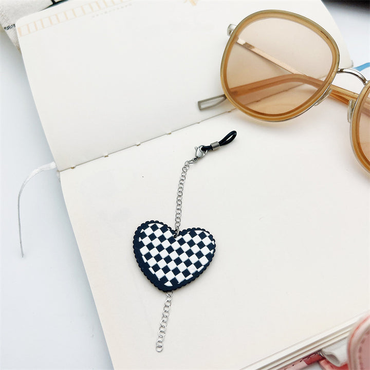 Herz-Design Brillenkettenhalter Karnz