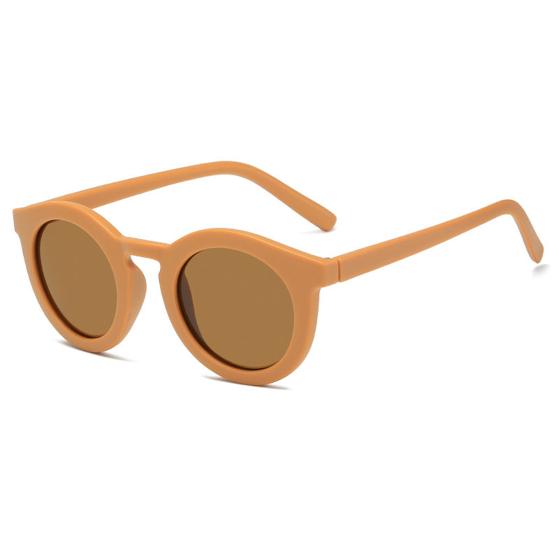 Damen runde Sonnenbrille mit modischem Design und UV-Schutz Karnz