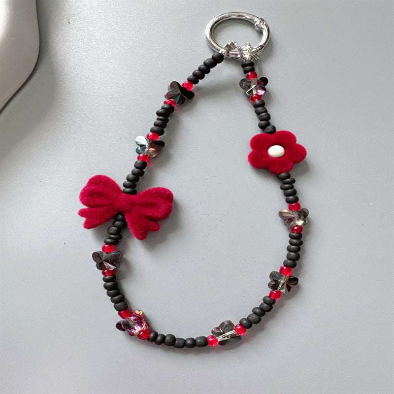 Niedliche Perlen Charme Handy Strap Karnz